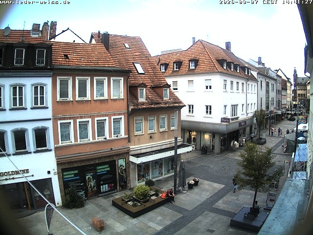 Archiv Foto Webcam Schweinfurt - Fußgängerzone