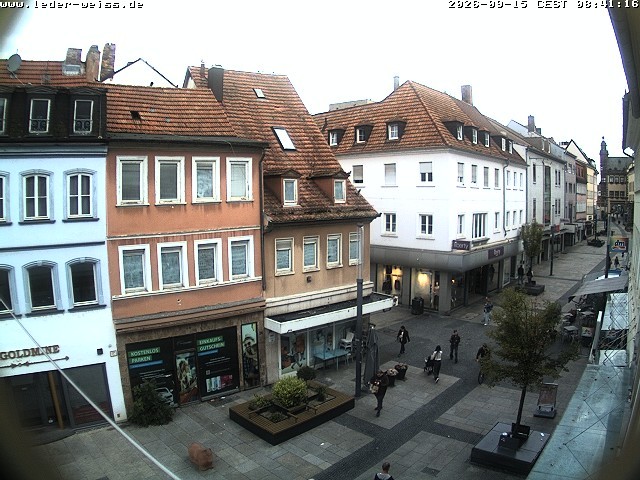 Archiv Foto Webcam Schweinfurt - Fußgängerzone