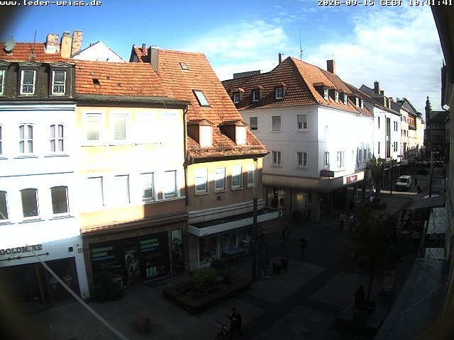 Archiv Foto Webcam Schweinfurt - Fußgängerzone