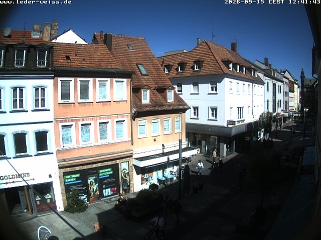 Archiv Foto Webcam Schweinfurt - Fußgängerzone