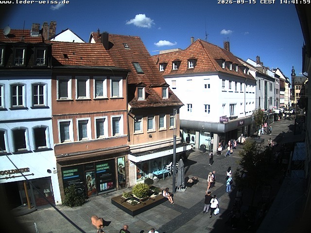 Archiv Foto Webcam Schweinfurt - Fußgängerzone