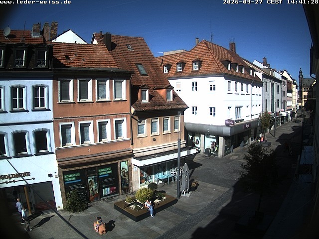 Archiv Foto Webcam Schweinfurt - Fußgängerzone