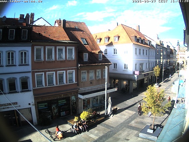 Archiv Foto Webcam Schweinfurt - Fußgängerzone
