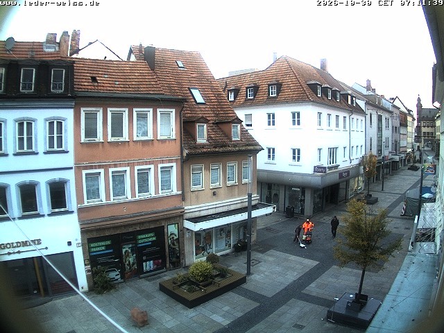 Archiv Foto Webcam Schweinfurt - Fußgängerzone