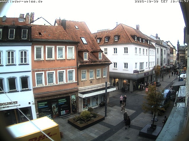 Archiv Foto Webcam Schweinfurt - Fußgängerzone