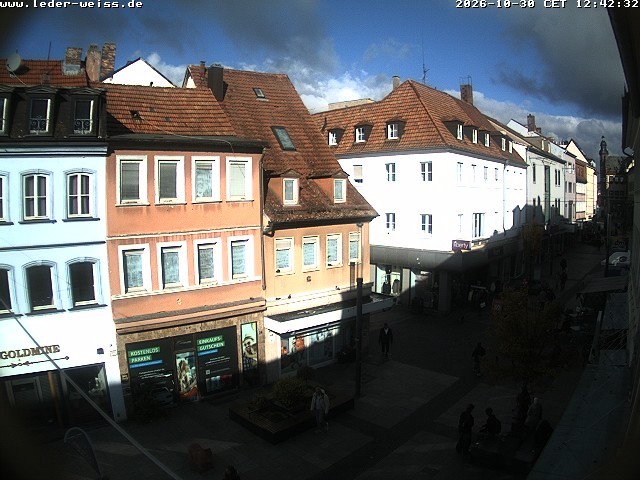 Archiv Foto Webcam Schweinfurt - Fußgängerzone