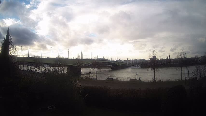 Archiv Foto Webcam Kennedybrücke in Bonn