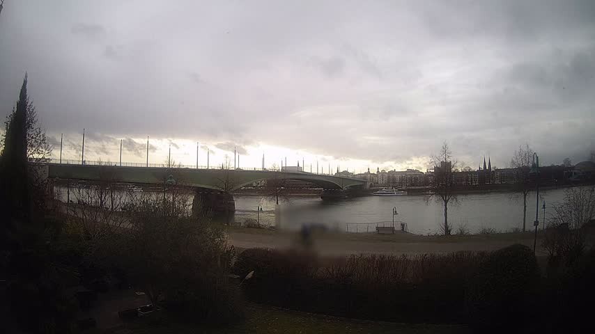 Archiv Foto Webcam Kennedybrücke in Bonn