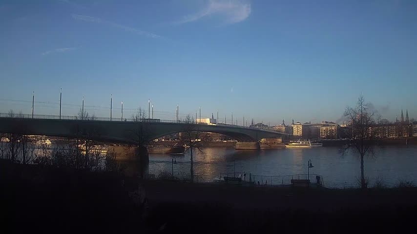 Archiv Foto Webcam Kennedybrücke in Bonn