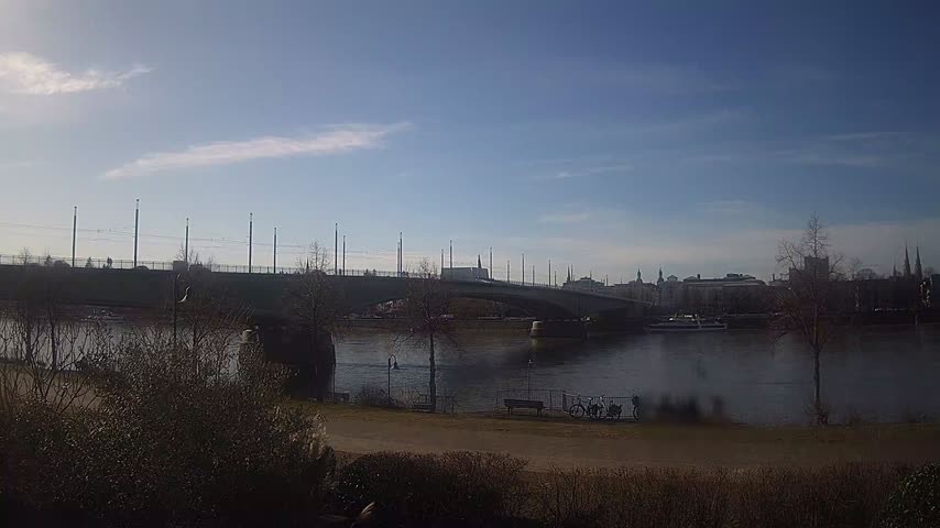 Archiv Foto Webcam Kennedybrücke in Bonn