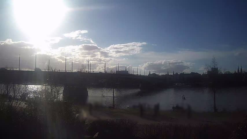 Archiv Foto Webcam Kennedybrücke in Bonn