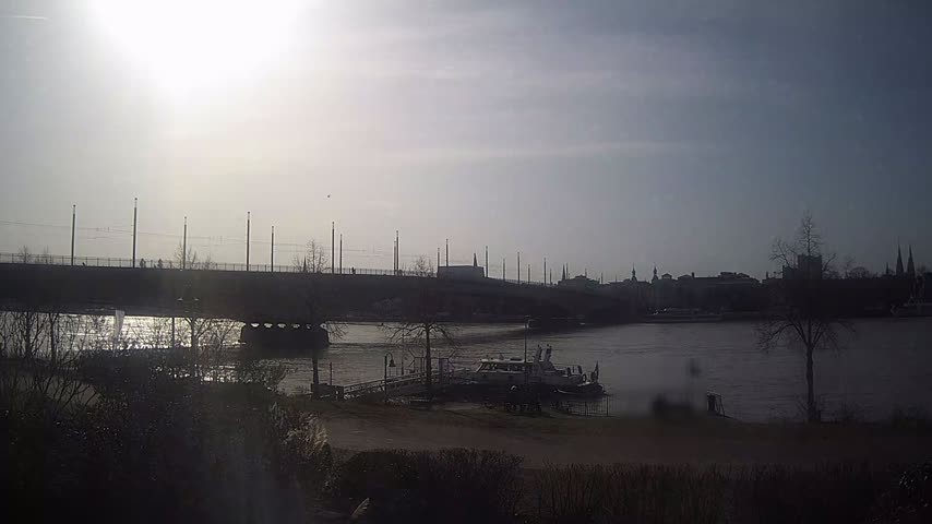Archived image Webcam Kennedy Bridge in Bonn