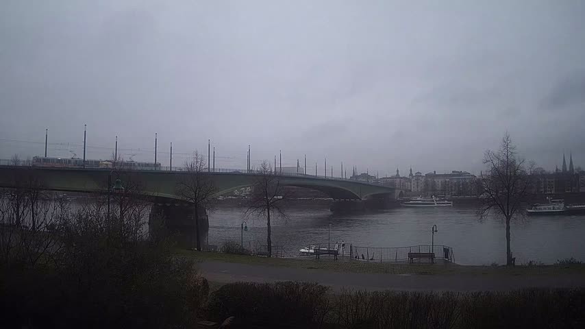 Archiv Foto Webcam Kennedybrücke in Bonn