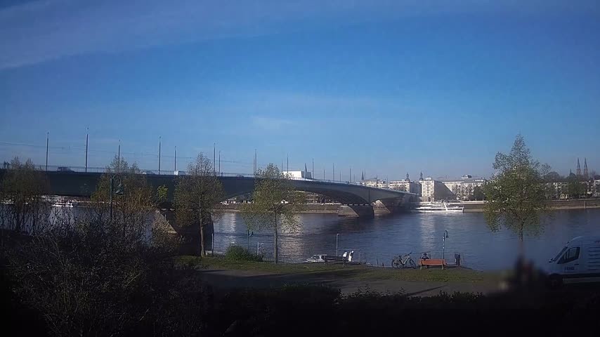 Archived image Webcam Kennedy Bridge in Bonn