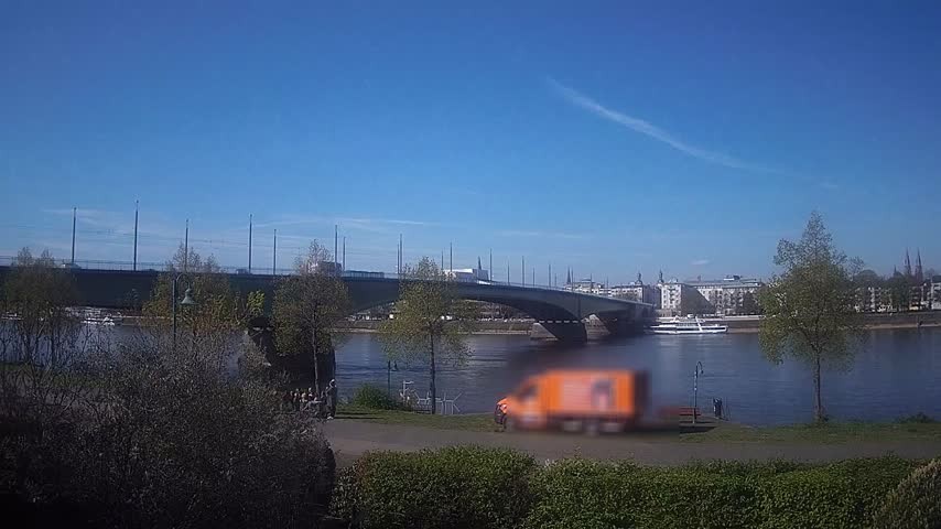 Archived image Webcam Kennedy Bridge in Bonn