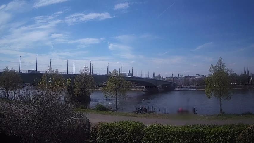 Archived image Webcam Kennedy Bridge in Bonn