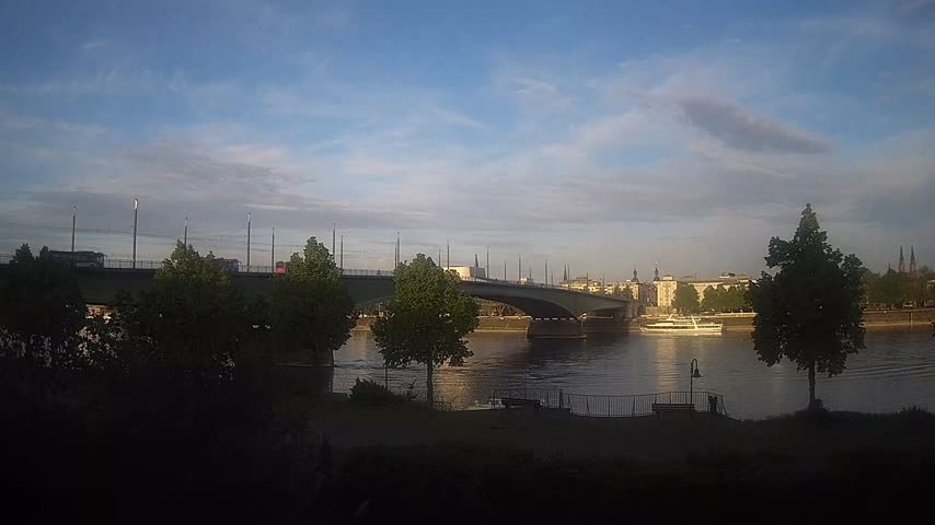 Archiv Foto Webcam Kennedybrücke in Bonn
