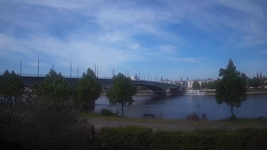 Archiv Foto Webcam Kennedybrücke in Bonn