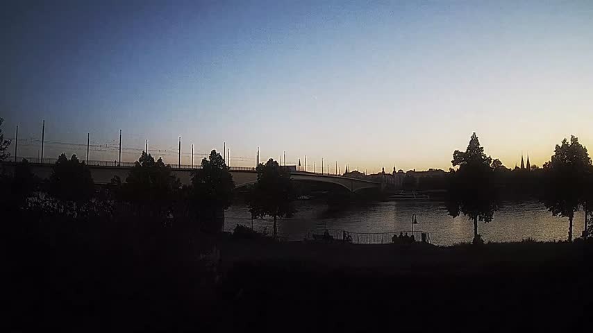 Archiv Foto Webcam Kennedybrücke in Bonn