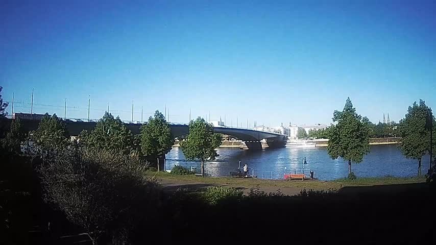 Archiv Foto Webcam Kennedybrücke in Bonn