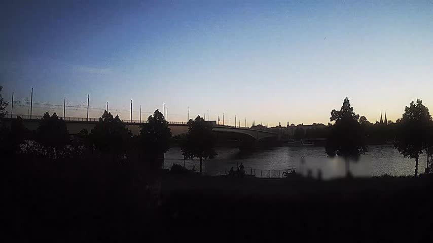 Archiv Foto Webcam Kennedybrücke in Bonn