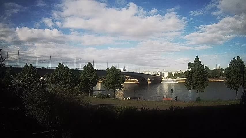 Archiv Foto Webcam Kennedybrücke in Bonn