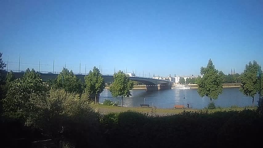 Archived image Webcam Kennedy Bridge in Bonn