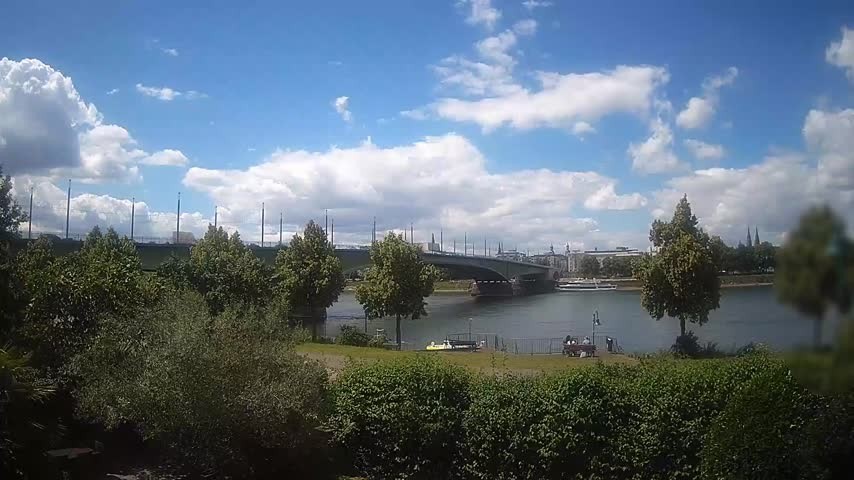 Archiv Foto Webcam Kennedybrücke in Bonn