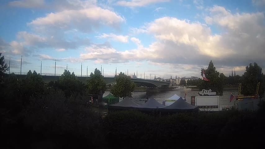 Archived image Webcam Kennedy Bridge in Bonn