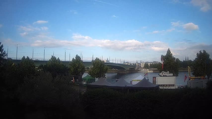 Archived image Webcam Kennedy Bridge in Bonn