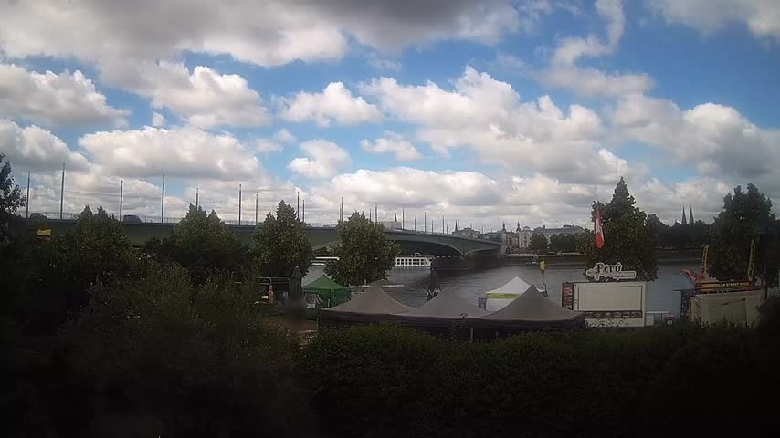 Archived image Webcam Kennedy Bridge in Bonn