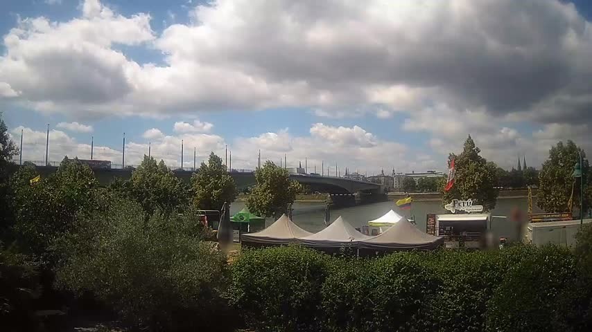 Archived image Webcam Kennedy Bridge in Bonn