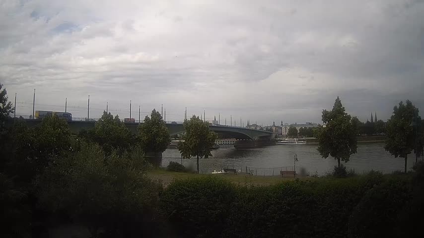 Archiv Foto Webcam Kennedybrücke in Bonn