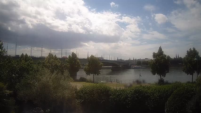 Archiv Foto Webcam Kennedybrücke in Bonn