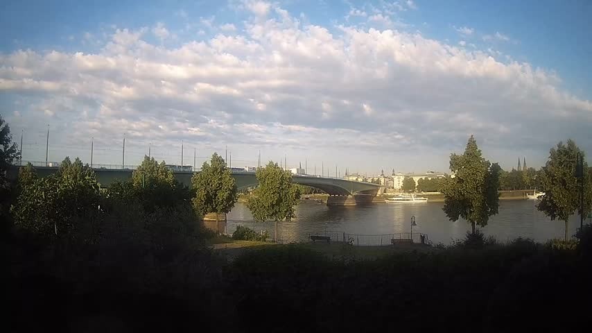 Archiv Foto Webcam Kennedybrücke in Bonn
