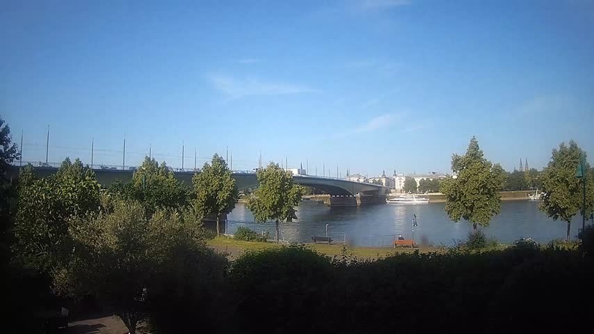 Archiv Foto Webcam Kennedybrücke in Bonn