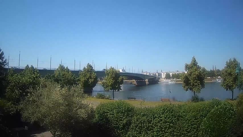 Archiv Foto Webcam Kennedybrücke in Bonn