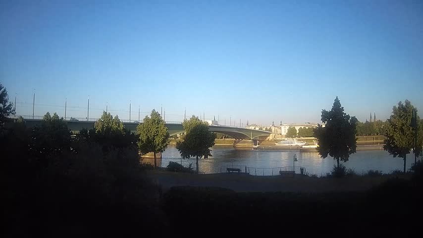 Archiv Foto Webcam Kennedybrücke in Bonn