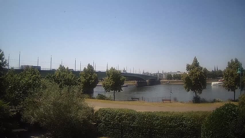 Archiv Foto Webcam Kennedybrücke in Bonn