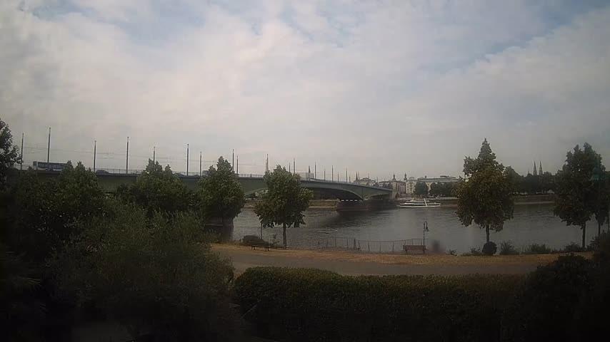 Archiv Foto Webcam Kennedybrücke in Bonn
