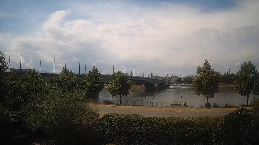 Archiv Foto Webcam Kennedybrücke in Bonn