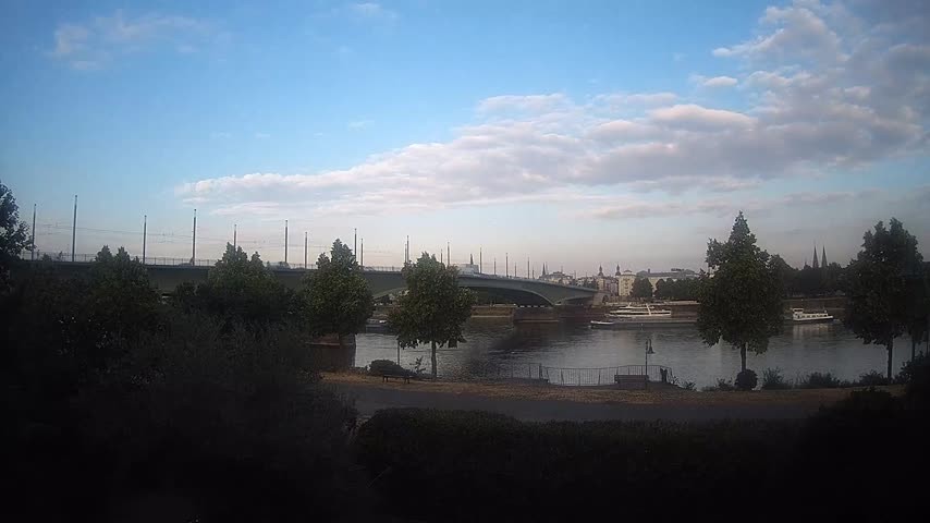 Archiv Foto Webcam Kennedybrücke in Bonn