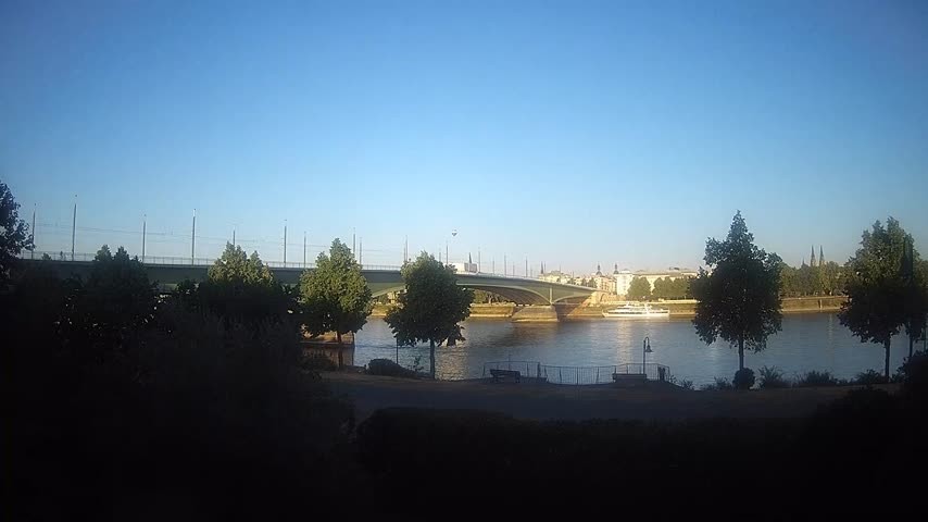 Archiv Foto Webcam Kennedybrücke in Bonn