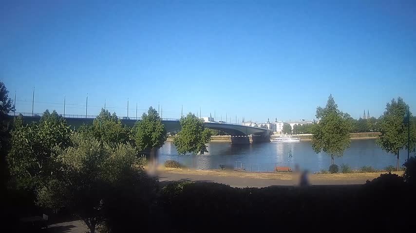 Archiv Foto Webcam Kennedybrücke in Bonn