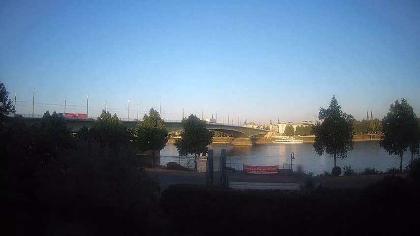 Archiv Foto Webcam Kennedybrücke in Bonn