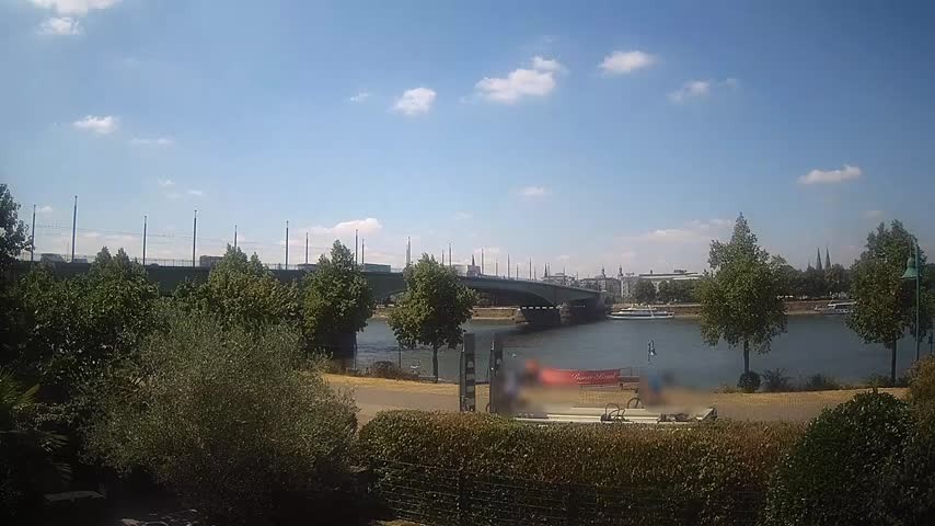 Archiv Foto Webcam Kennedybrücke in Bonn