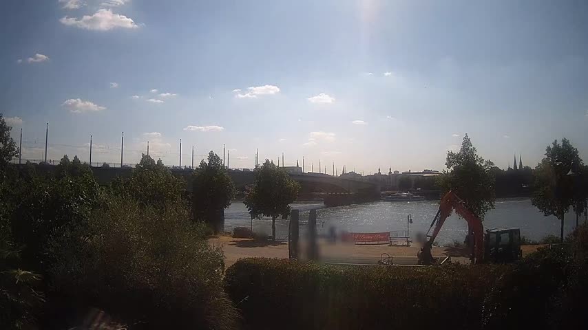 Archiv Foto Webcam Kennedybrücke in Bonn