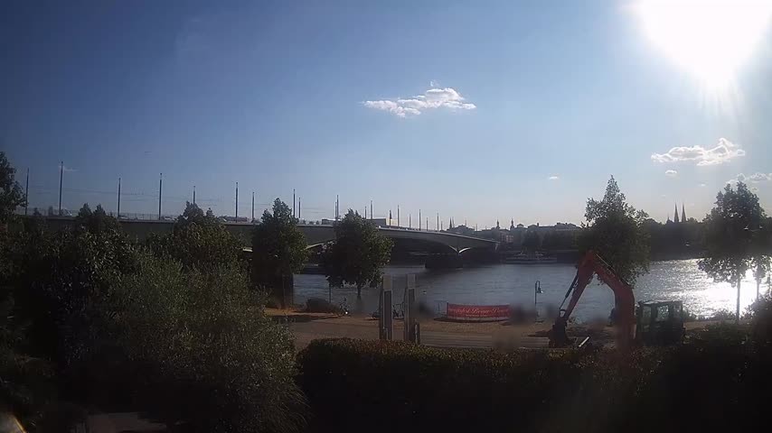 Archiv Foto Webcam Kennedybrücke in Bonn