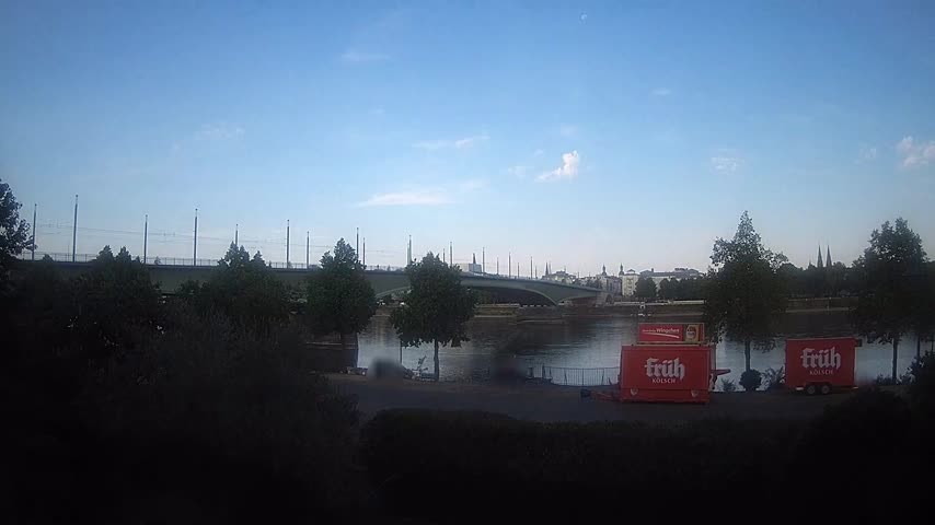 Archiv Foto Webcam Kennedybrücke in Bonn