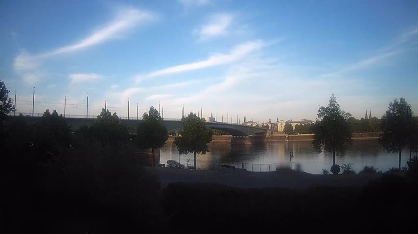Archiv Foto Webcam Kennedybrücke in Bonn